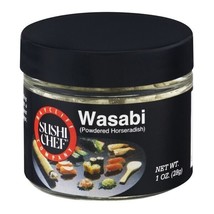 Sushi Chef Wasabi (Powdered Horseradish), 1 Oz Glass Jars (Pack of 5) - $24.70