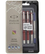 Parker Vector Standard Fountain Pen, Roller Ball Pen &amp; Ball Pen gift set... - $30.30 CAD