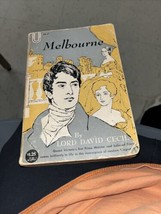 Melbourne by Lord David Cecil Grosset&#39;s Universal Library paperback vintage - £5.06 GBP