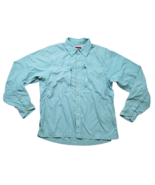 Simms Fishing Shirt Mens Medium Green Vented Nylon Performance Outdoor - $543.49 MXN