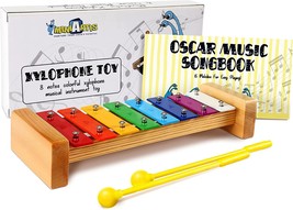 The Miniartis Xylophone For Children And Toddlers | 8 Notes Colorful Wooden - £31.61 GBP