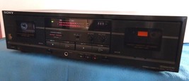 Sony TC-W411 Dual Cassette Deck, Japanese, New Belts, See Video ! - £58.30 GBP