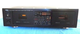 Yamaha KX-W262 Double Cassette Deck, See Video ! - $92.22