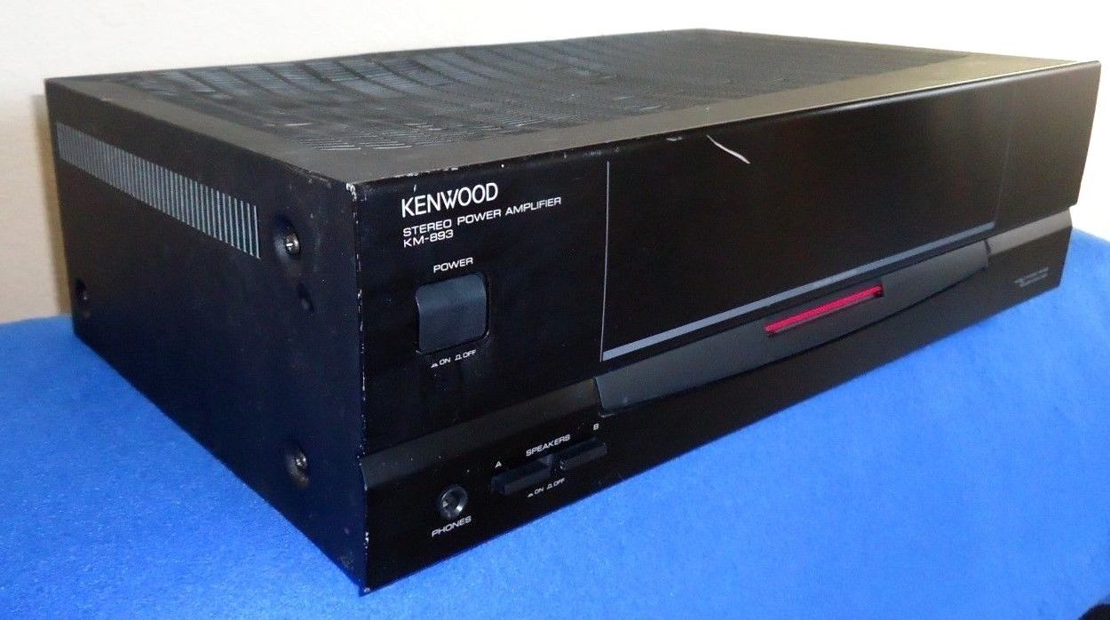 Kenwood KM-893 Power Amplifier, See video! - £65.89 GBP