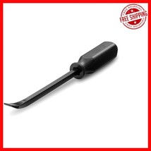 Versatile 12 Inch Angled Pry Bar with Steel Striking Cap for Precision - $30.68