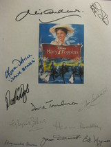 Mary Poppins Signed Movie Film Script Screenplay X11 Autograph Signatures Dick V - £15.97 GBP