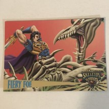 Skeleton Warriors Trading Card #58 Fiery Foe - £1.55 GBP