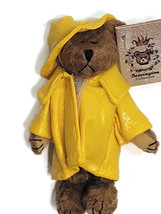 The Bearington Bear Collection RONALD #3613 Miniature 4.5” In Yellow Raincoat - £15.19 GBP