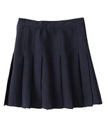 Beautifulfashionlife Women&#39;s High Waist Pleated Mini Skirt(M , Dark blue) - £23.87 GBP