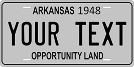 Arkansas 1948 Personalized Tag Vehicle Car Auto License Plate - £13.17 GBP
