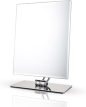 Miusco Large Tabletop Vanity Makeup Mirror With Stand, Non-Magnifying,, Chrome - £41.55 GBP