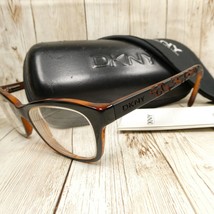 DKNY Black Tortoise Brown Eyeglasses FRAMES ONLY w/ Case DY 4649 3639 51-16-140 - £27.65 GBP