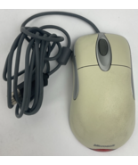 Microsoft intellimouse Optical USB corded Wheel Mouse X800472 White w Re... - $372.29 MXN