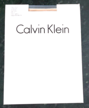 Calvin Klein Silken Sheer Control Top Pantyhose Size 2 Color Light 2 - $9.89