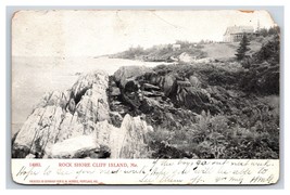 Rocky Shore Cliff Island Maine ME 1905 UDB Postcard U7 - £3.30 GBP