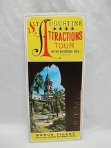 Vintage St Augustine Attractions Tour Of The Historical Area Florida Pam... - $204.98 MXN