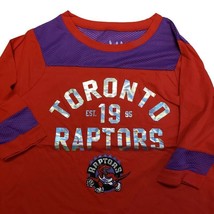 NBA Toronto Raptors Kickoff T-Shirt Womens Size XL 3/4 Sleeve Touch Red - £12.46 GBP