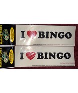 2PC Magnet Magnet&#39;tudes I Love heart Bingo Bumper Cars Trucks Fridge etc - $16.20 CAD