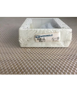 Lot of 3 - WIREMOLD 2348-2  2 Gang Deep Device Box Ivory - New - Free Sh... - $26.46