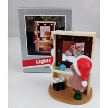 1989 Hallmark Keepsake Ornament Backstage Bear Lighted Magic - £6.96 GBP