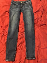 American Eagle Super Low Rise Jegging Women’s Sz 2R Dark Wash Super Stretch - $14.95