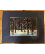 Original Art &quot;Winter Blues&quot; by ????..Chalk Medium Abstract Detail - $98.98