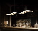 LightInTheBox LED Modern Wave Pendant Light, Acrylic Linear Chandeliers ... - £121.00 GBP