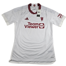 Adidas Manchester United FC 23/24 Third Jersey White Men&#39;s Large IP1741 New - £54.21 GBP