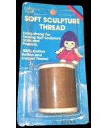 Vintage Soft Sculpture Thread by Loving Touch for Doll Making Brown New - $15.00