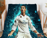 Sofa Blankets for Winter Cristiano Ronaldo Microfiber Bedding Custom War... - £38.69 GBP