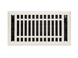 New Almond 6&quot; x 10&quot; Contemporary Steel Floor Register by Signature Hardware - $23.95