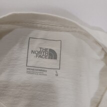 The North Face T-Shirt Men's Large White USA Flag Long Sleeve Crew Neck Cotton image 3