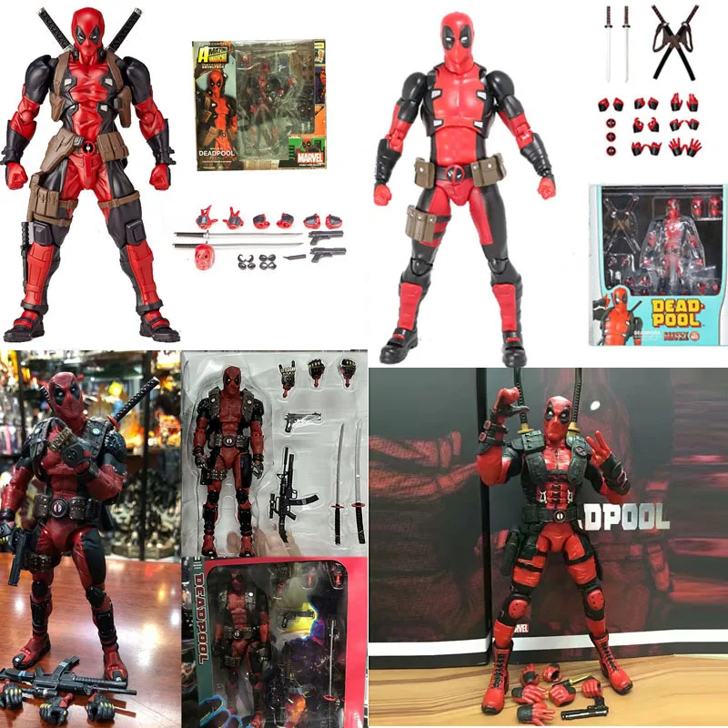 Yamaguchi Revoltech Crazy Toys Mezco Superhero Deadpool Action Figure Ul... - £26.45 GBP+