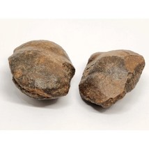 Moqui Marbles Shaman Navajo Stone Utah USA (Pair) Extra Large 161gm &amp; Velvet Bag - £63.20 GBP