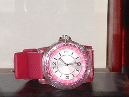 Pre -Owned Women’s Pink Rhinestone Fashion Quartz Analog Watch  - $6.50