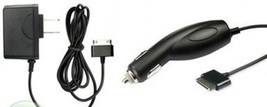 CAR &amp; AC wall home charger cord for Samsung Galaxy TAB 2 GT-P3113TSYXAR ... - £14.90 GBP