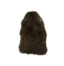 2&#39; X 3&#39; Brown  Natural Sheepskin Single Short Haired Area Rug - £115.79 GBP