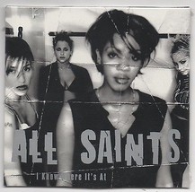 All Saints I Know Where it&#39;s at Limited Edition 1998 CD Single Ultra Rar... - $6.95