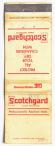 Scotchgard Fabric Protector Advertisement 20 Strike Matchbook Cover Matchcover - £1.17 GBP