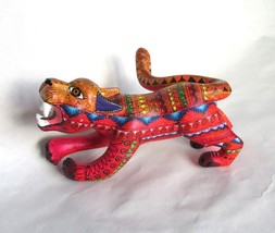 Puma Jaguar Alebrije Handmade Copal Wood Carving from Oaxaca, Mexico - $300.00