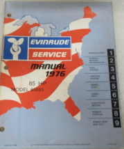 1976 Evinrude Service Shop Workshop Repair Manual 85HP 85 HP  Model 85693 OEM - £19.97 GBP