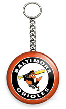 Baltimore Orioles Maryland Team Baseball Bat Pitch Bird Keychain Key Fob Chain - £12.11 GBP+