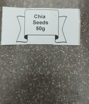 Organic Chia Seeds 50g - $5.37