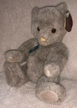 1986 Gund Collectors Limited Edition Grey Bear Stuffed Animal Plush Gundy - £11.18 GBP