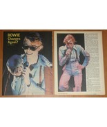 DAVID BOWIE Changes Again? 4 page 1975 Interview Hit Parader Article cli... - £9.86 GBP