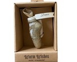 Silvestri Demdaco  Warm Wishes Mini Ornament Ballerina Slippers Gold Bal... - $8.80