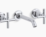 Kohler T14413-3-CP Purist Wall-Mount Bathroom Faucet - Polished Chrome - £251.11 GBP