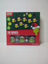 Gemmy Dr. Seuss Grinch Musical Light String - 8 LED Grinch Heads (Blow M... - $38.69