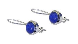 Riyo Blue 925 sterling silver Lapis Earring nubile luxury jewelry store SELLA-44 - £11.21 GBP