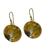Riyo Plain Gold Plated plain Earring better-looking contemporary handmad... - $2.17
